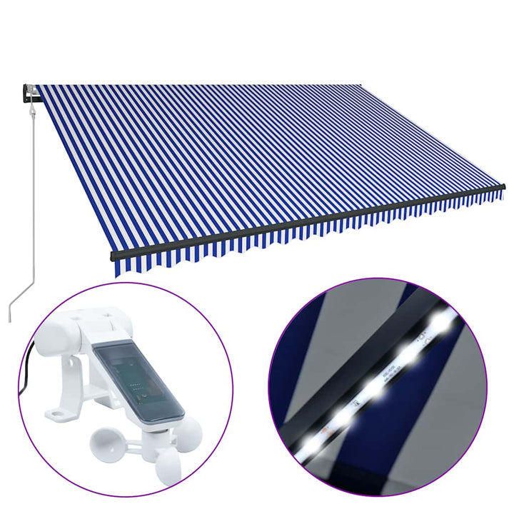 Markis Med Vindsensor &amp; Led