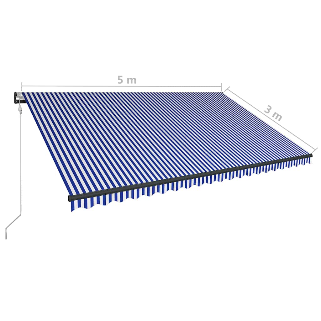 Markis Med Vindsensor &amp; Led