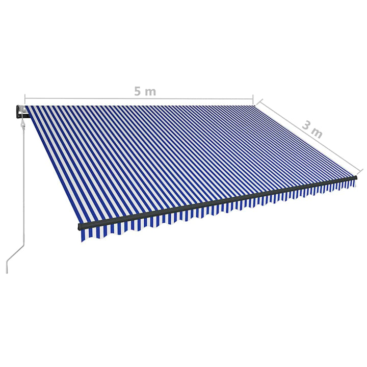 Markis Med Vindsensor &amp; Led