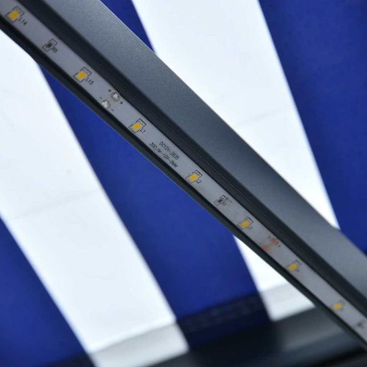 Markis Med Vindsensor &amp; Led
