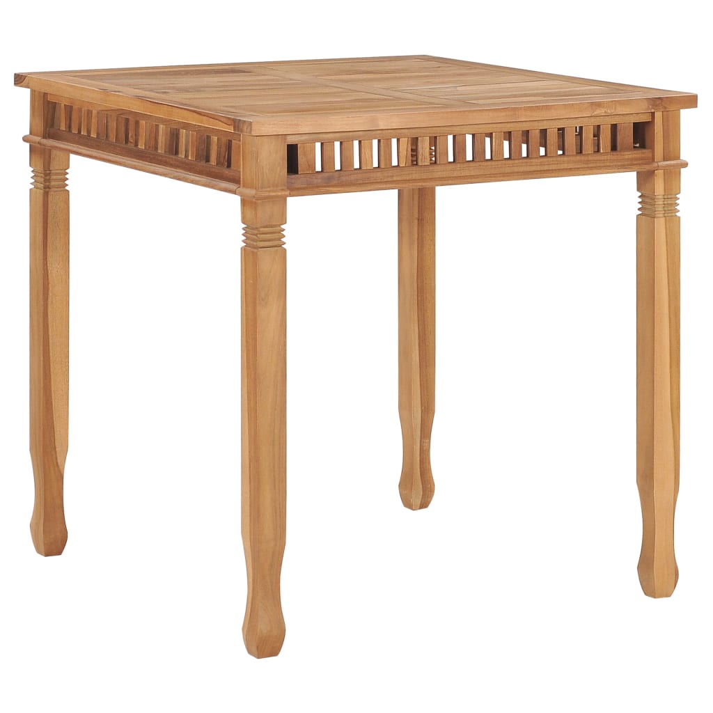 Matbord 80X80X Massiv Teak