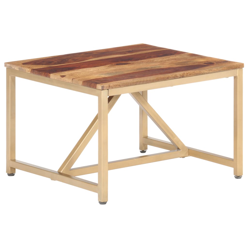 Sidobord 60X60X40 Cm Massivt Trä