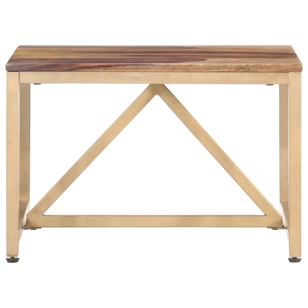 Sidobord 60X60X40 Cm Massivt Trä