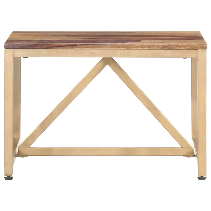 Sidobord 60X60X40 Cm Massivt Trä