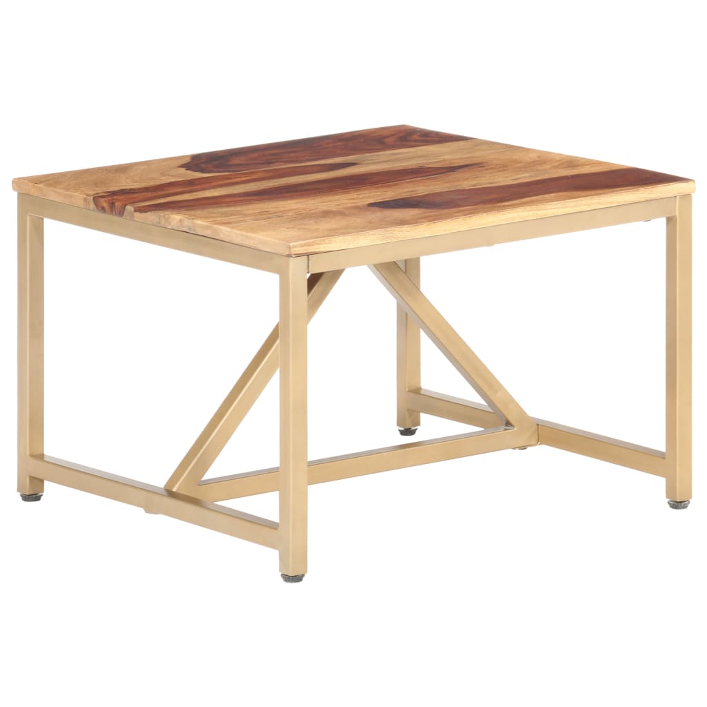Sidobord 60X60X40 Cm Massivt Trä