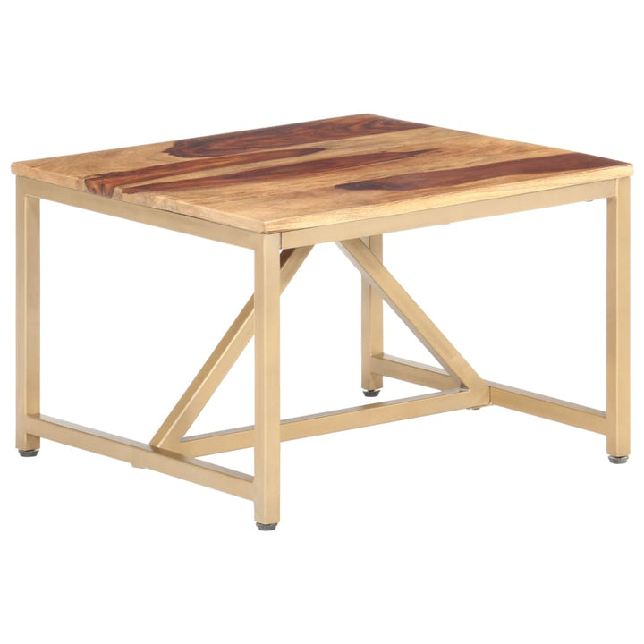 Sidobord 60X60X40 Cm Massivt Trä