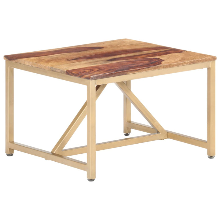 Sidobord 60X60X40 Cm Massivt Trä