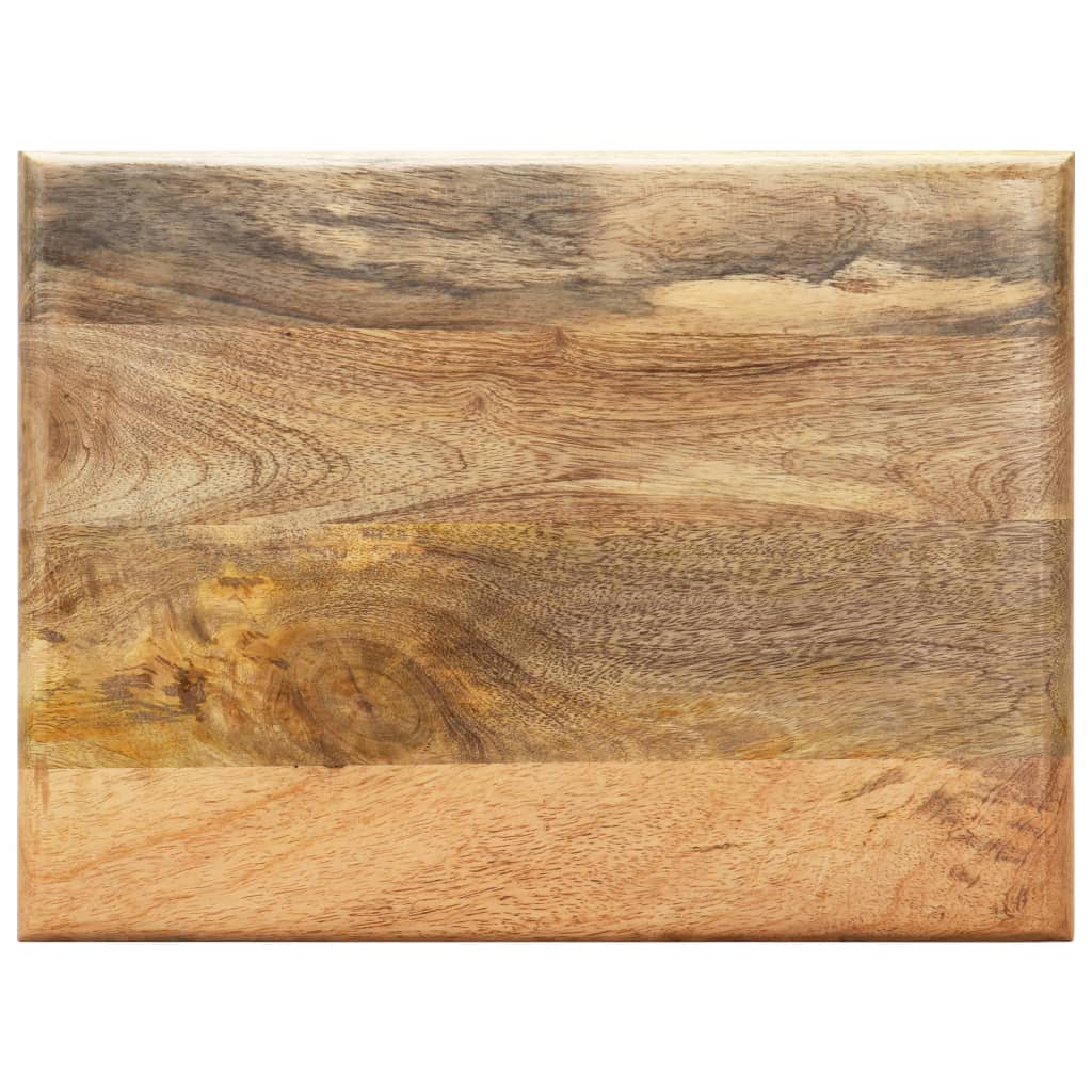 Tidningsställ 40X30X50 Cm Massivt Mangoträ Och Stål