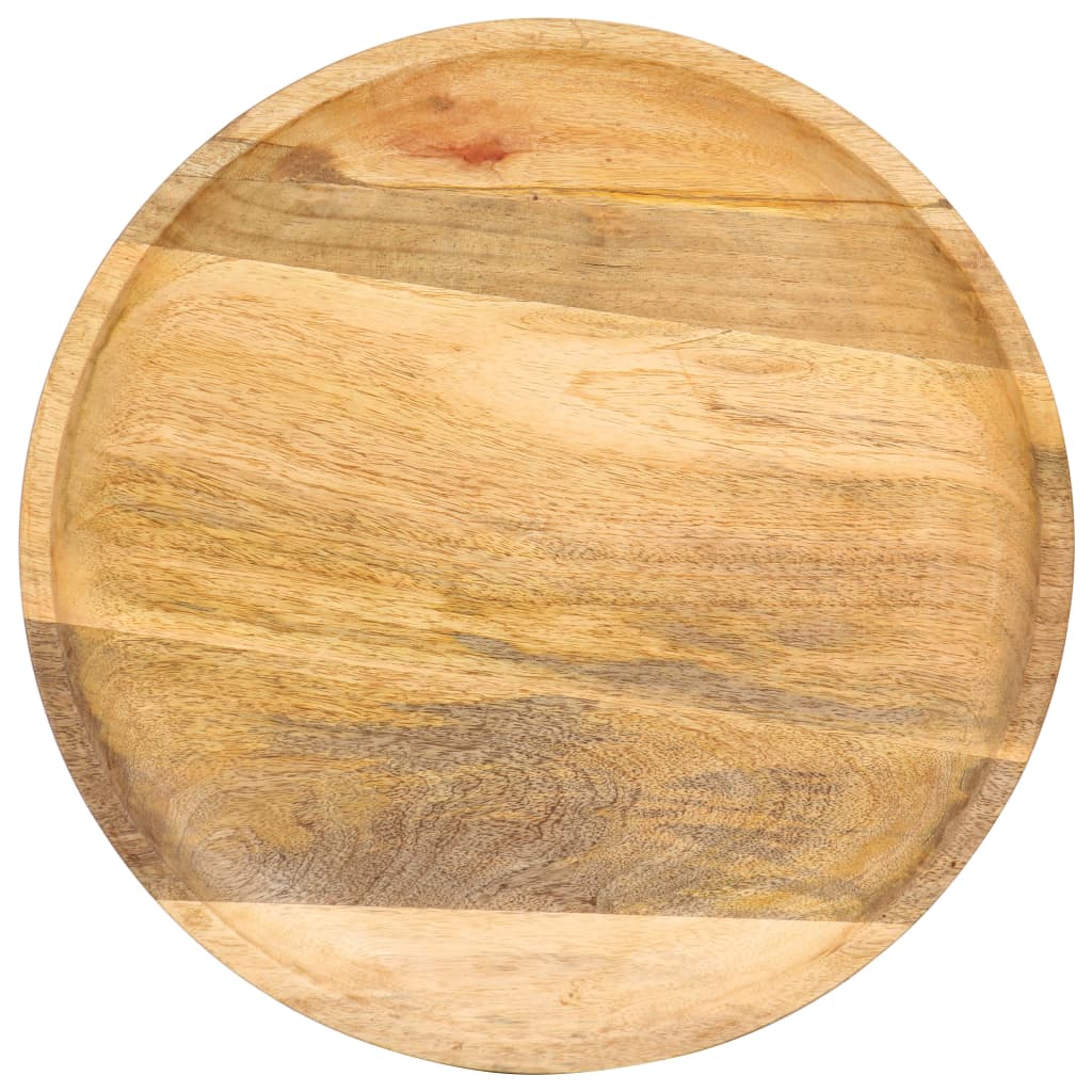 Runt Sidobord 43X43X66 Cm Massivt Mangoträ