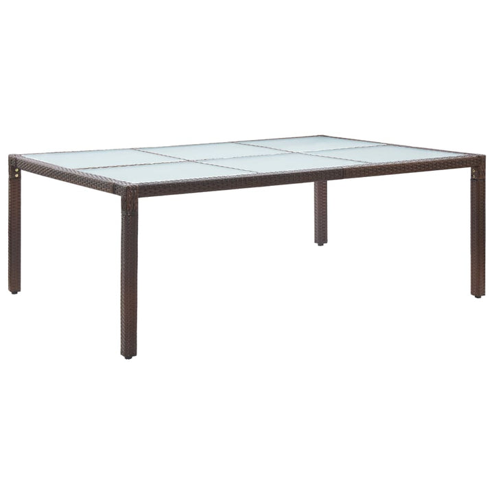 Matbord För Trädgården 200X150X74 Cm Konstrotting