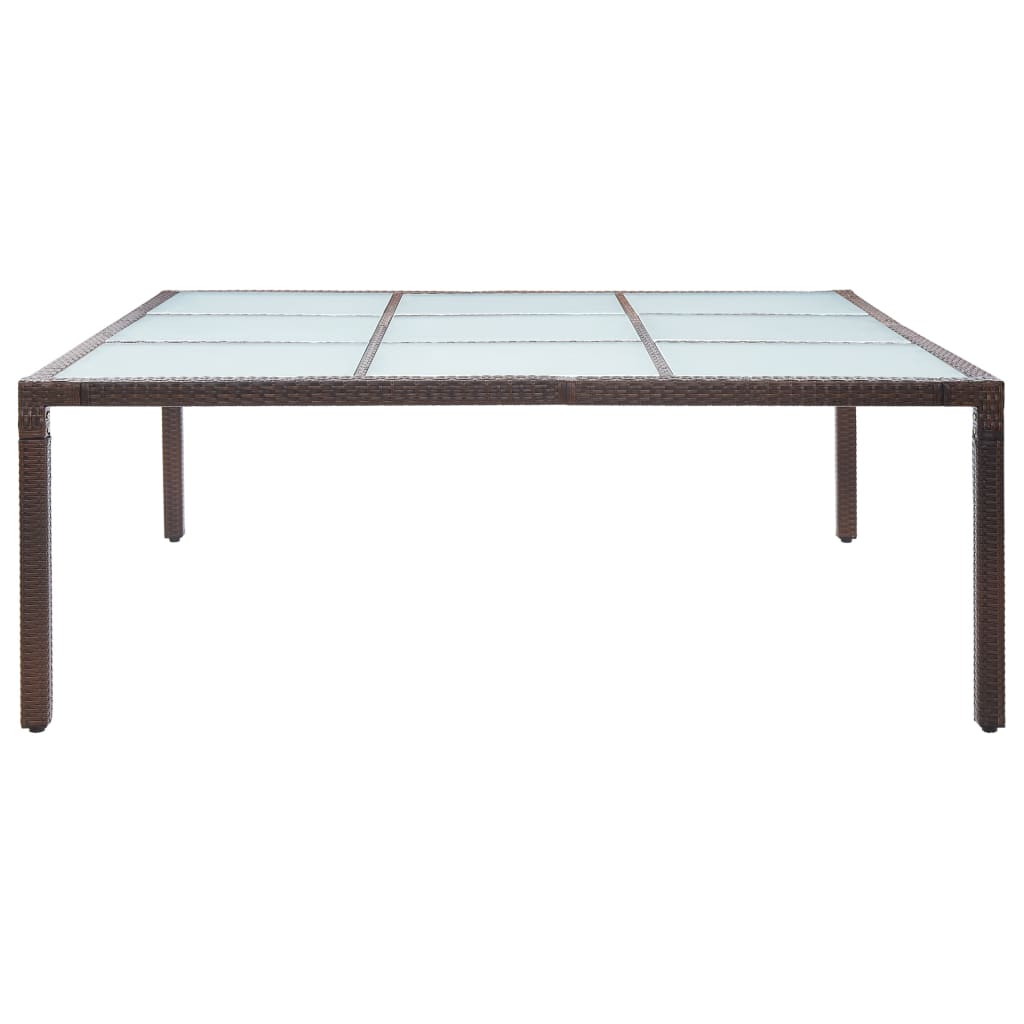 Trädgårdsbord 200X200X74 Cm Konstrotting