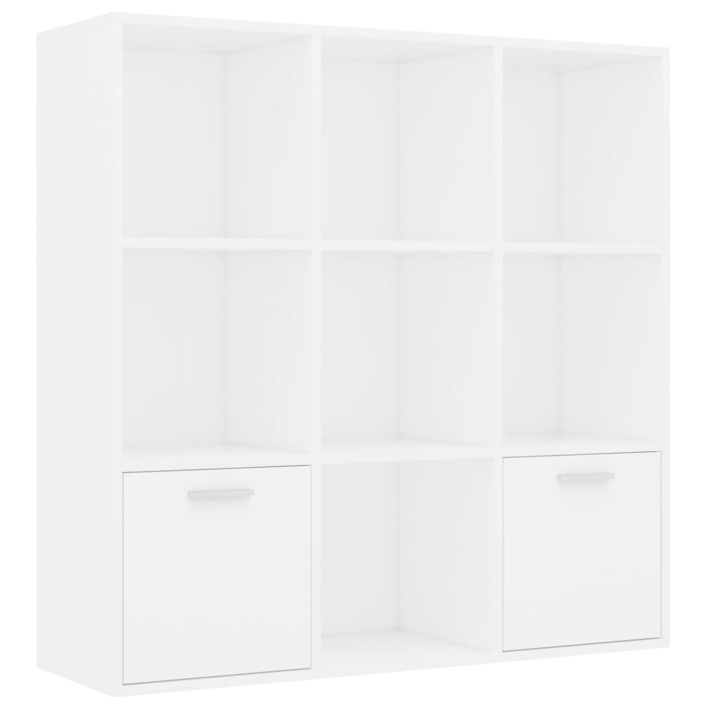 Bokhylla 98X30X98 Cm Konstruerat Trä