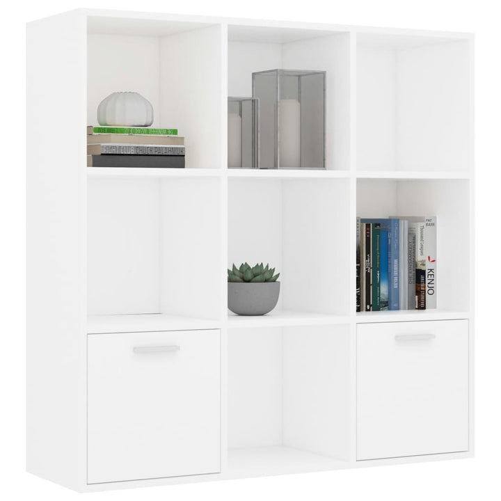 Bokhylla 98X30X98 Cm Konstruerat Trä