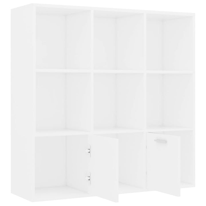 Bokhylla 98X30X98 Cm Konstruerat Trä