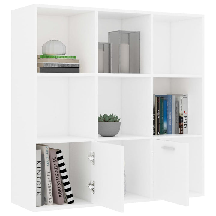Bokhylla 98X30X98 Cm Konstruerat Trä