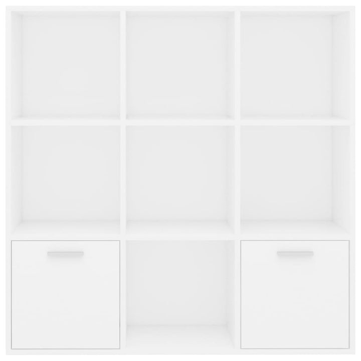 Bokhylla 98X30X98 Cm Konstruerat Trä