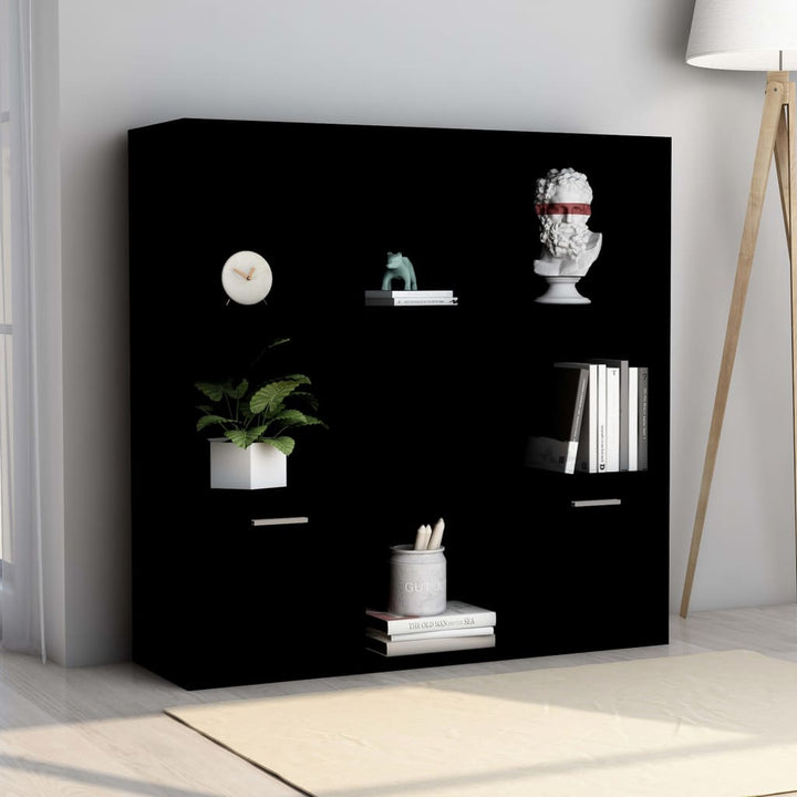 Bokhylla 98X30X98 Cm Konstruerat Trä