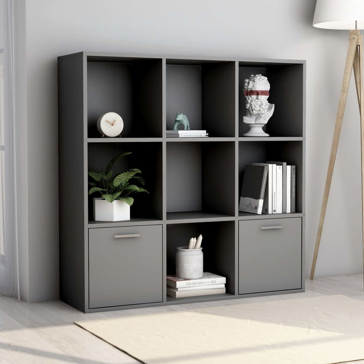 Bokhylla 98X30X98 Cm Konstruerat Trä