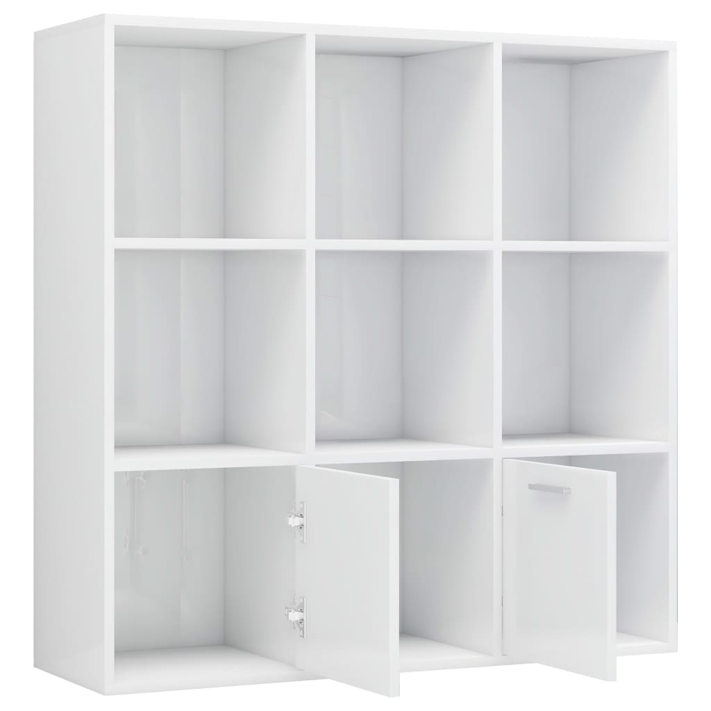 Bokhylla 98X30X98 Cm Konstruerat Trä