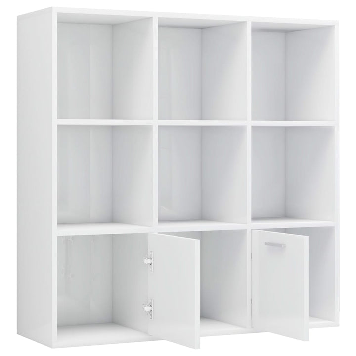 Bokhylla 98X30X98 Cm Konstruerat Trä