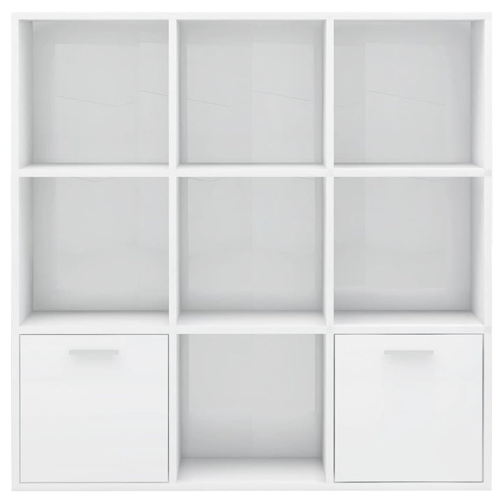 Bokhylla 98X30X98 Cm Konstruerat Trä