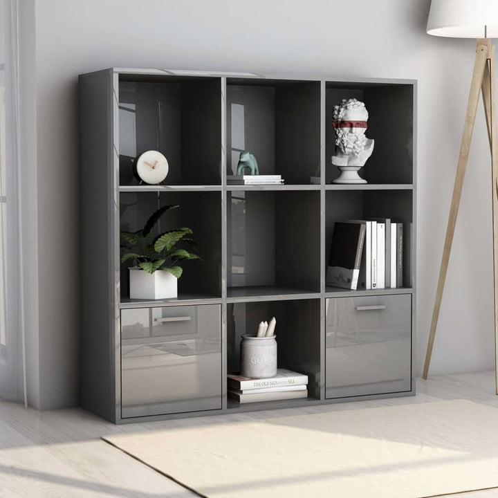Bokhylla 98X30X98 Cm Konstruerat Trä