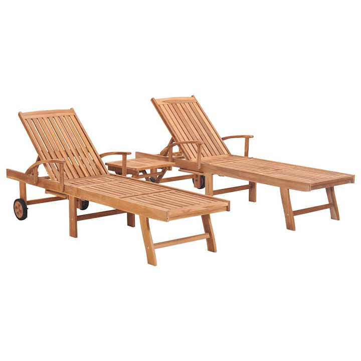 Solsäng Massiv Teak