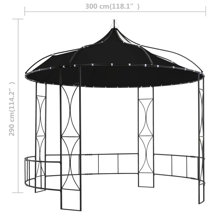 Paviljong 300X290 Cm Rund