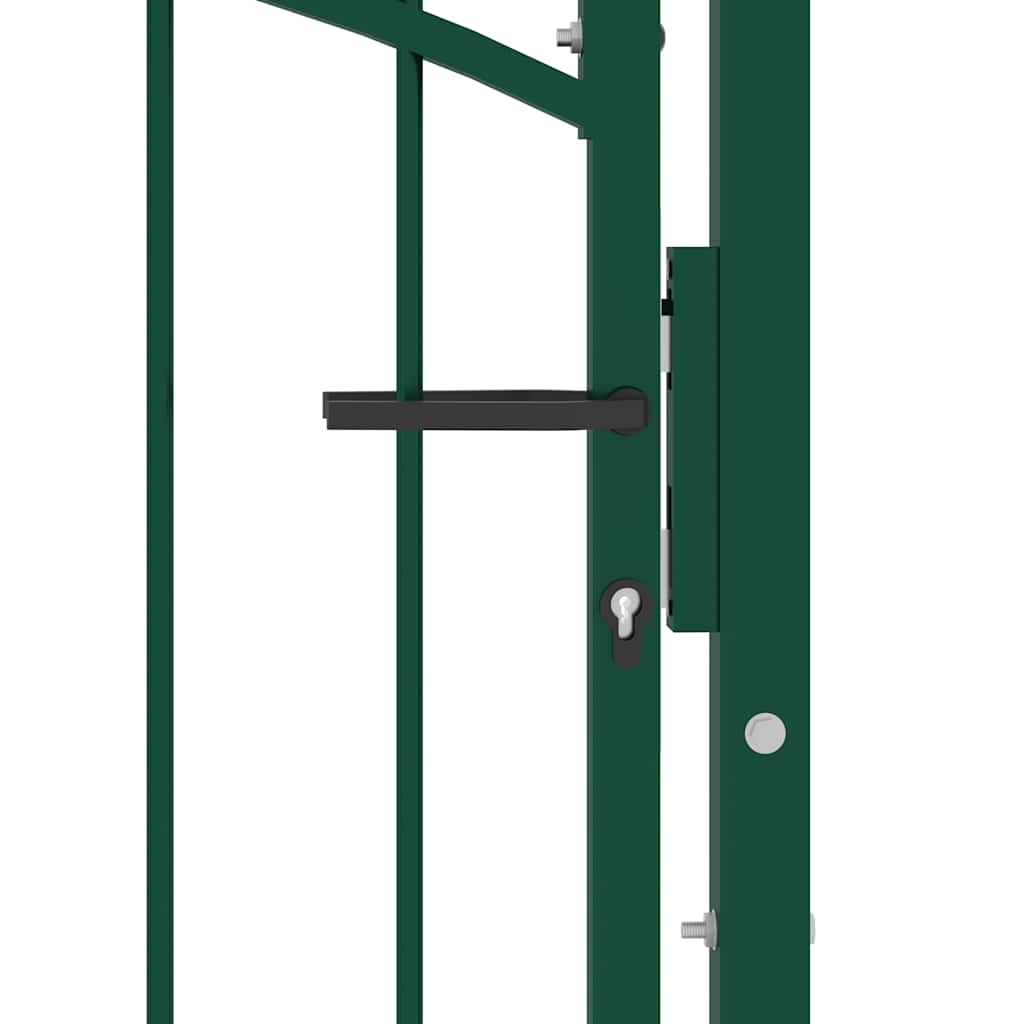 Staketgrind Emmen Med Välvd Topp Stål 100X106 Cm