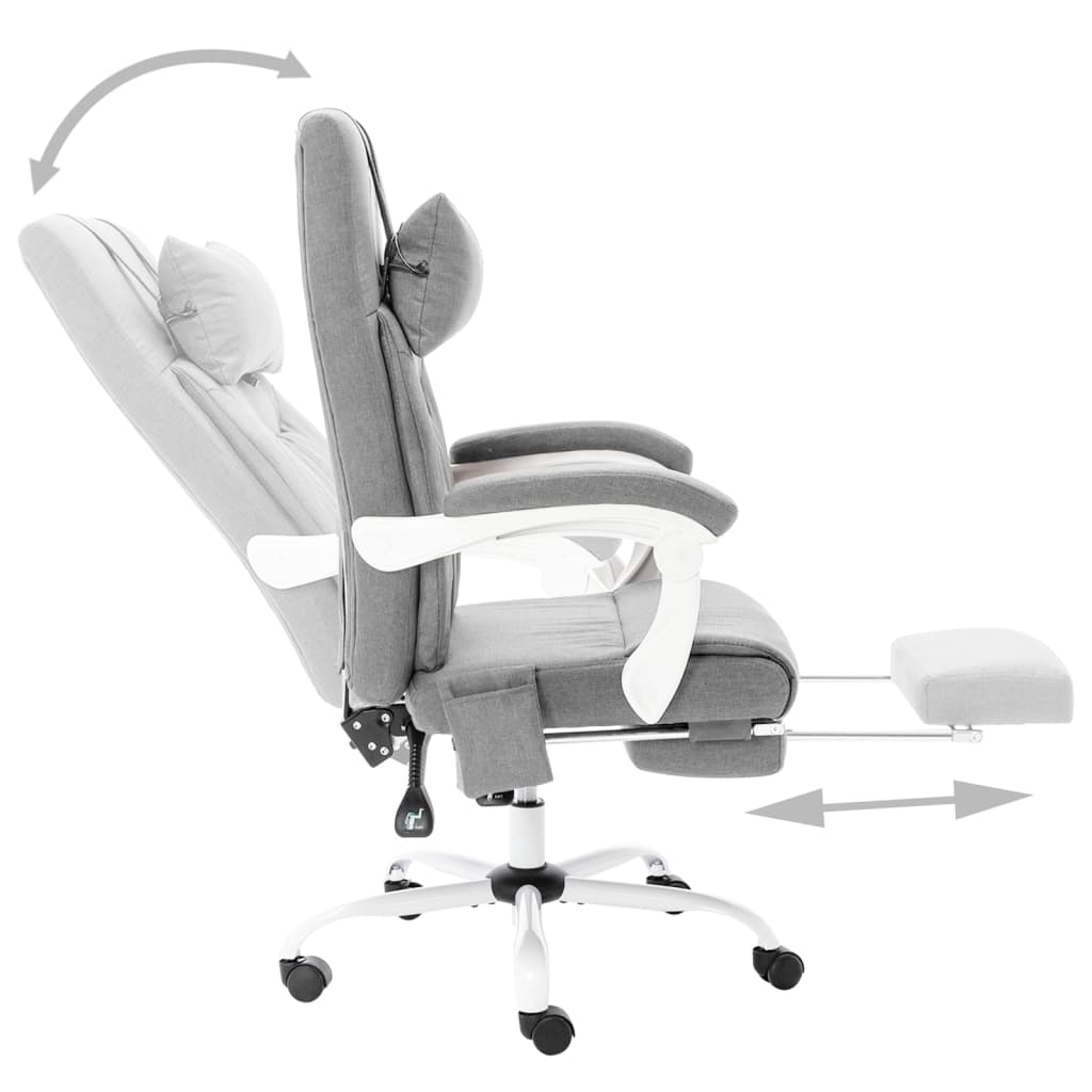 Massagekontorsstol Tyg