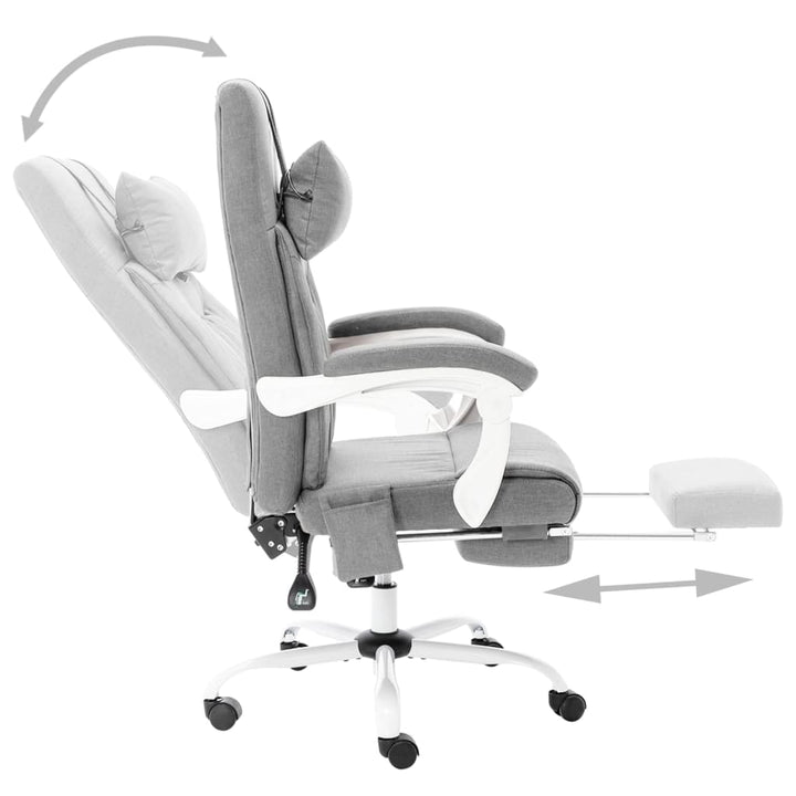 Massagekontorsstol Tyg