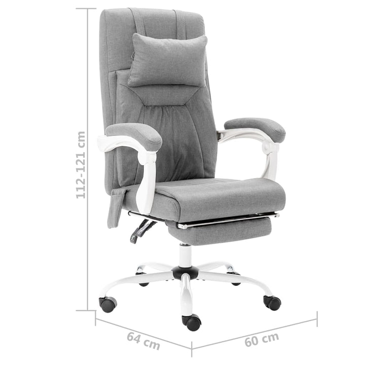 Massagekontorsstol Tyg