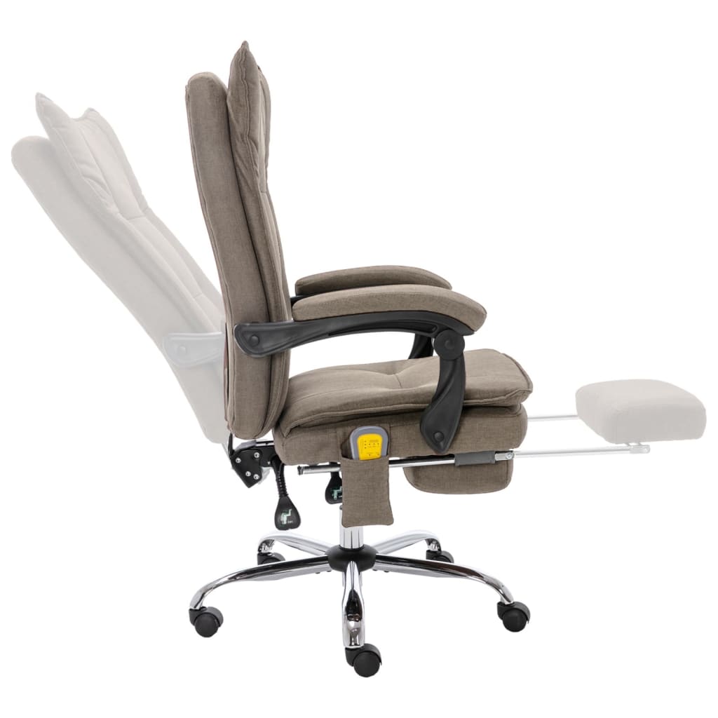 Massagekontorsstol Tyg
