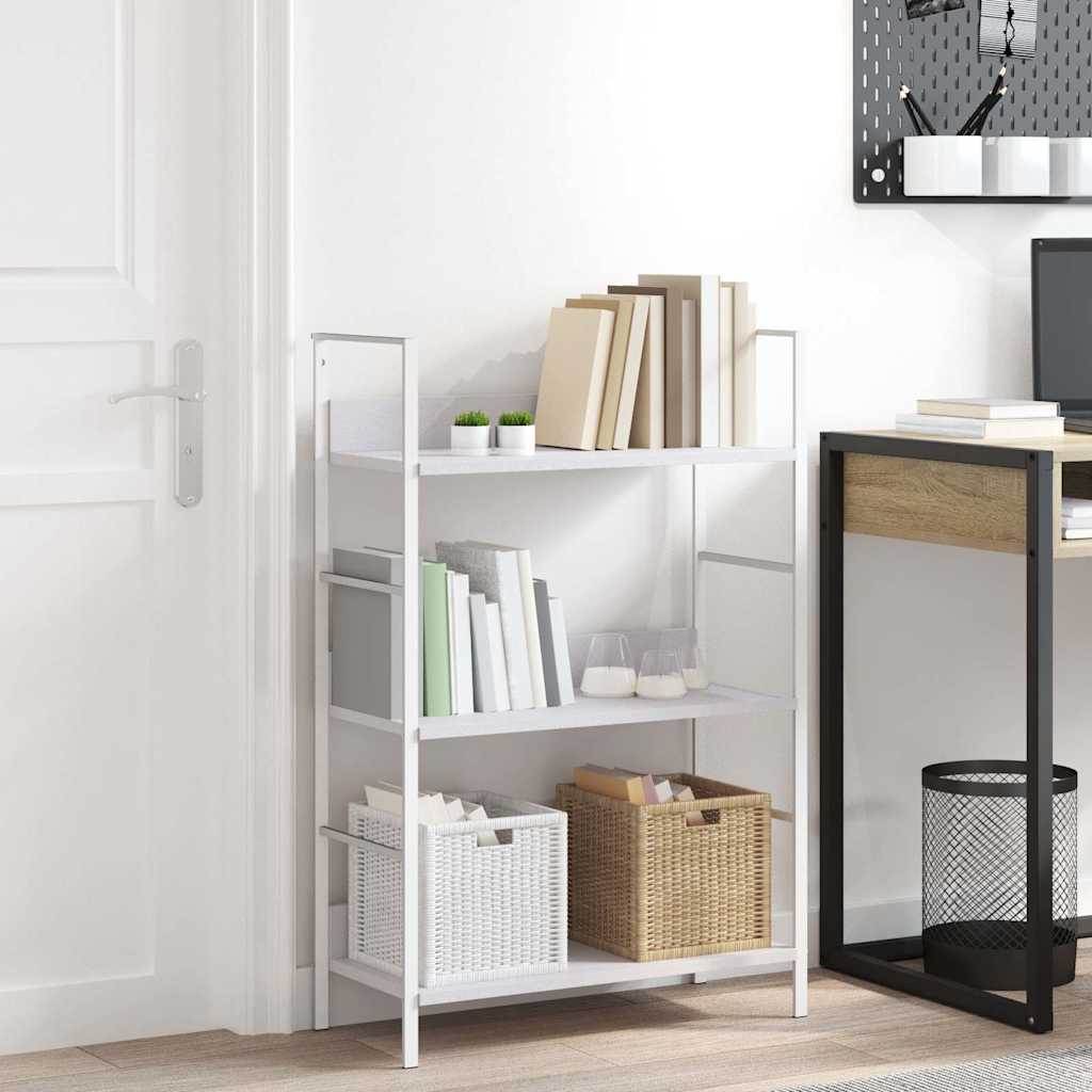 Bokhylla 4 Hyllplan 60X27,6X124,5 Cm Konstruerat Trä