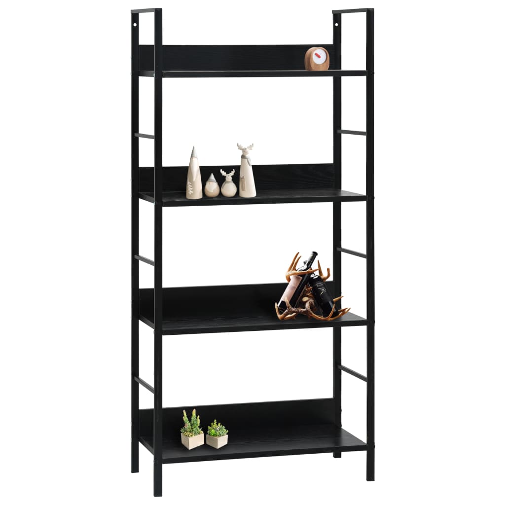 Bokhylla 4 Hyllplan 60X27,6X124,5 Cm Konstruerat Trä