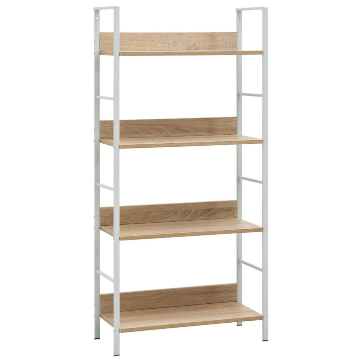 Bokhylla 4 Hyllplan 60X27,6X124,5 Cm Konstruerat Trä
