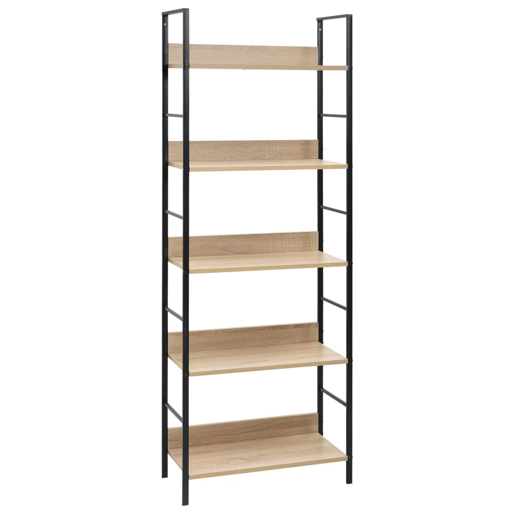 Bokhylla 4 Hyllplan 60X27,6X124,5 Cm Konstruerat Trä