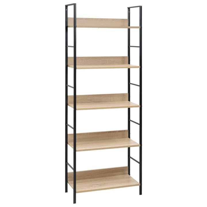 Bokhylla 4 Hyllplan 60X27,6X124,5 Cm Konstruerat Trä