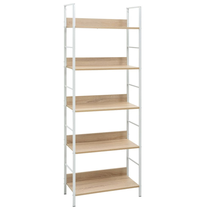 Bokhylla 4 Hyllplan 60X27,6X124,5 Cm Konstruerat Trä