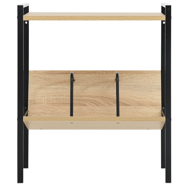 Bokhylla 2 Hyllplan 52X28X59 Cm Konstruerat Trä
