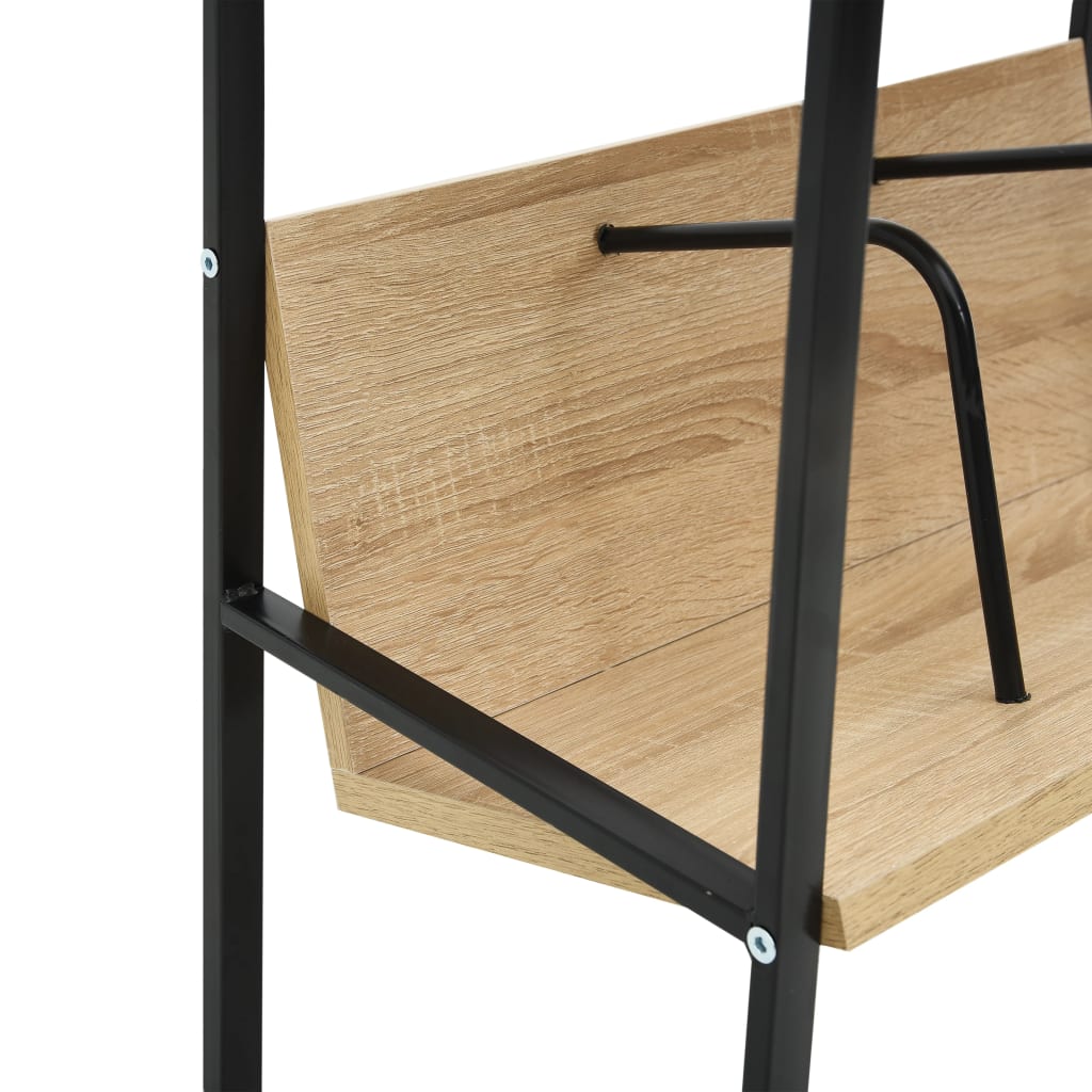 Bokhylla 2 Hyllplan 52X28X59 Cm Konstruerat Trä