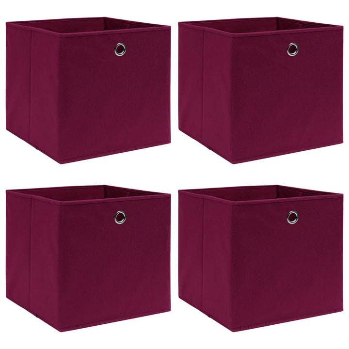 Förvaringslådor Med Lock 10 St Babyblå 32X32X32 Cm Tyg