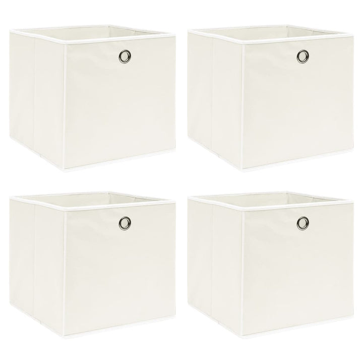 Förvaringslådor Med Lock 10 St Babyblå 32X32X32 Cm Tyg