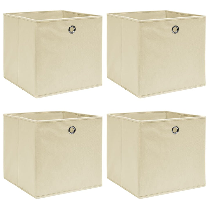 Förvaringslådor Med Lock 10 St Babyblå 32X32X32 Cm Tyg