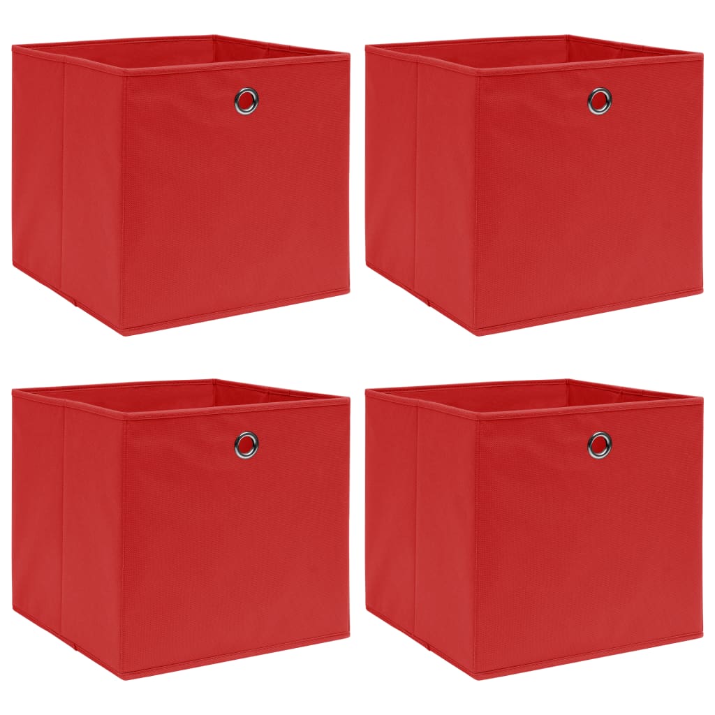 Förvaringslådor Med Lock 10 St Babyblå 32X32X32 Cm Tyg