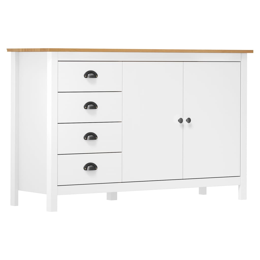 Skänk Hill Honungs 130X40X80 Cm Massiv Furu