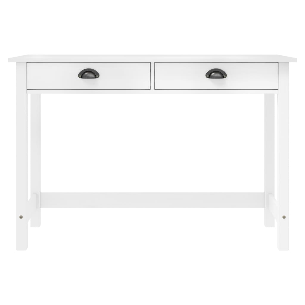 Avlastningsbord Hill Med 2 Lådor 110X45X74 Cm Massiv Furu