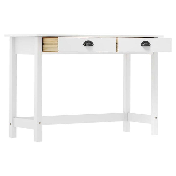 Avlastningsbord Hill Med 2 Lådor 110X45X74 Cm Massiv Furu