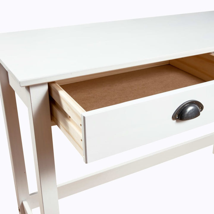 Avlastningsbord Hill Med 2 Lådor 110X45X74 Cm Massiv Furu