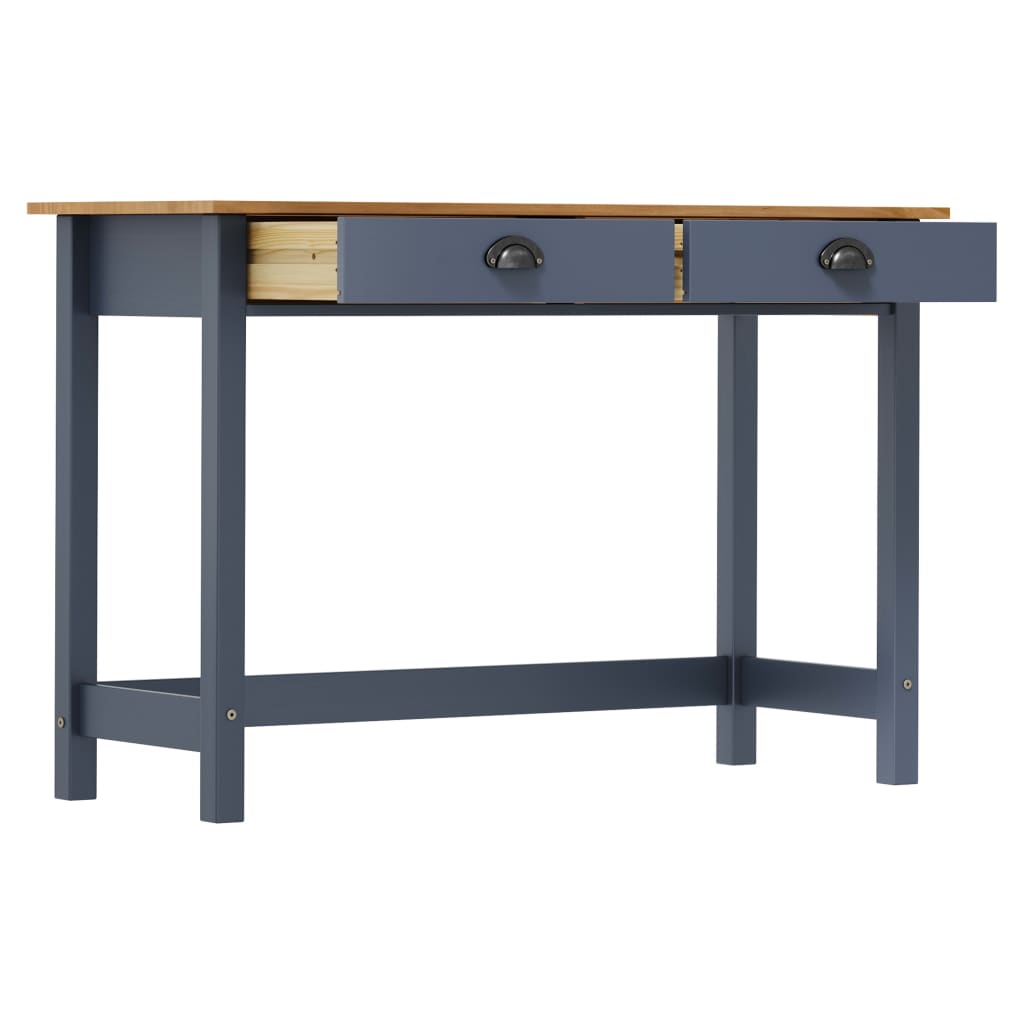 Avlastningsbord Hill 2 Lådor 110X45X74 Cm Massiv Furu
